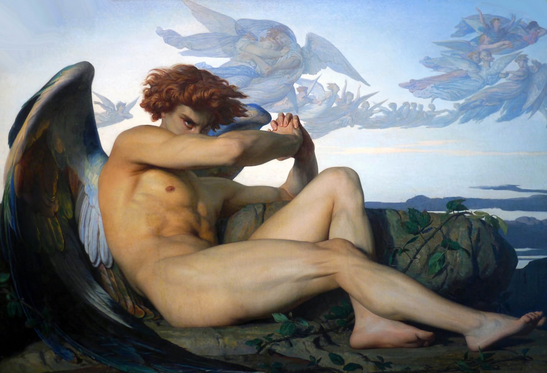 Alexandre Cabanel, The Fallen Angel (1847), Musee Fabre, Montpellier