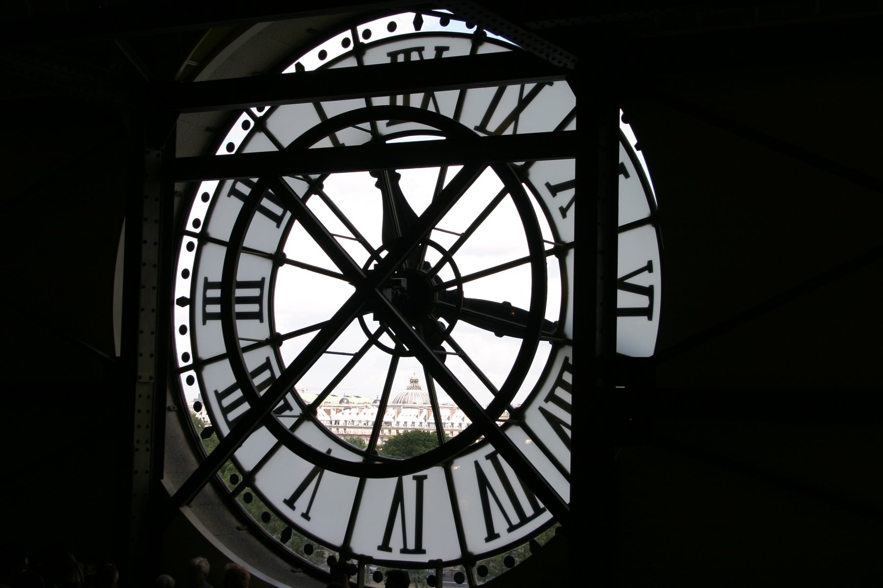 The interior face of the great clock at the Musée d'Orsay, the room where most visitors first meet Impressionism in Paris