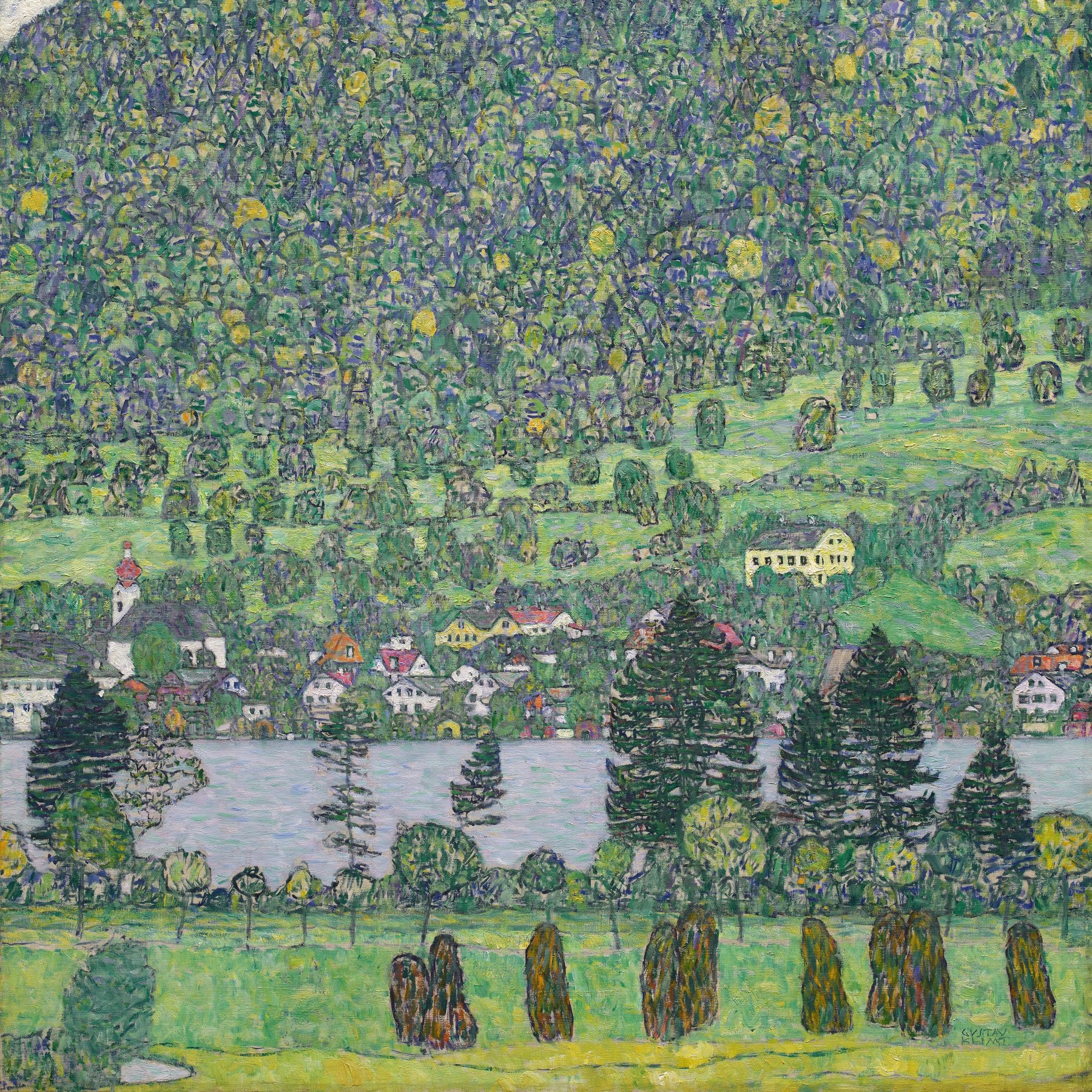 Gustav Klimt, Forest Slope at Unterach am Attersee (1916), Klimt Foundation, Vienna