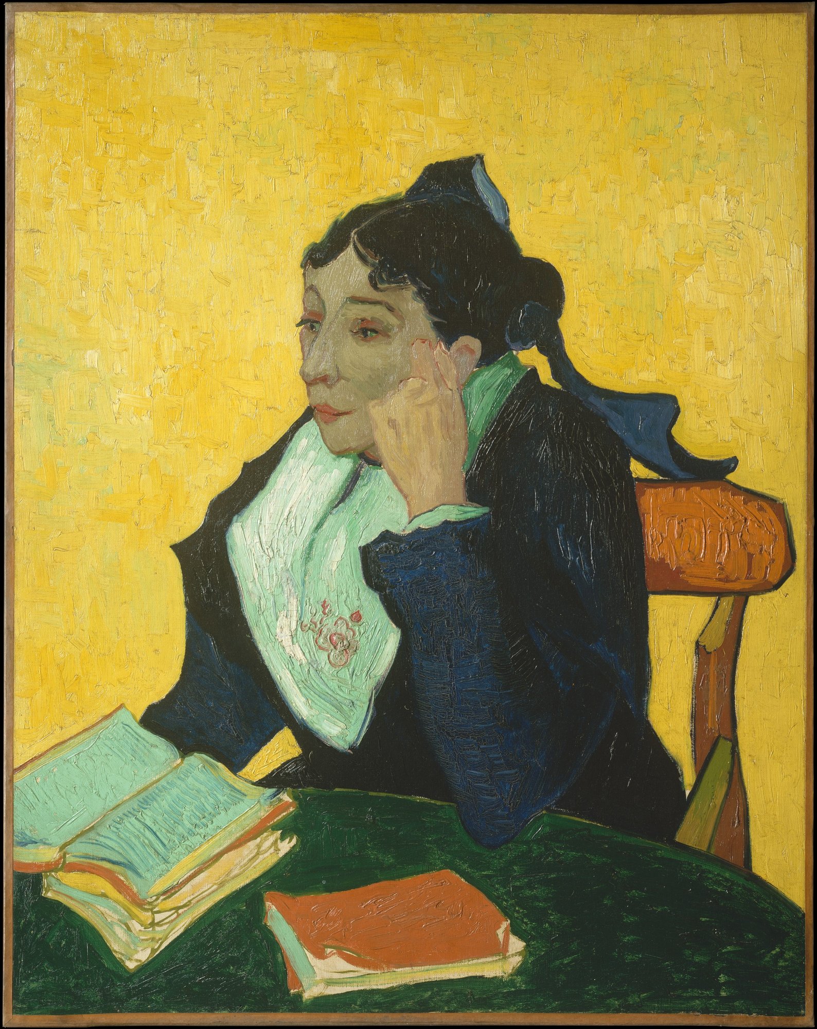 Vincent van Gogh's L'Arlesienne (1888-89), one of twenty-four Van Goghs in the Musee d'Orsay collection