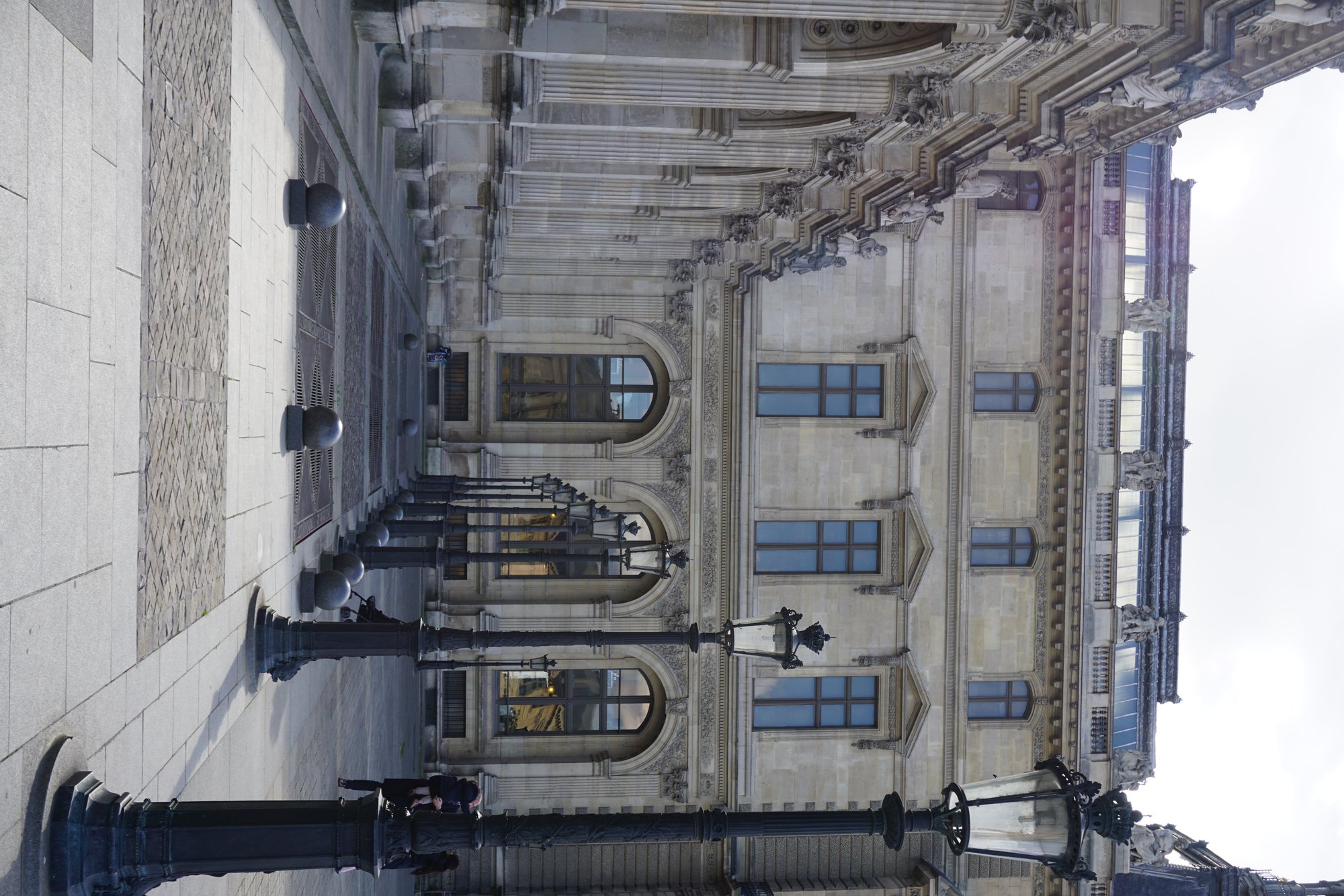 The Louvre's Grande Galerie in the Denon wing, part of the 35,000-work permanent display