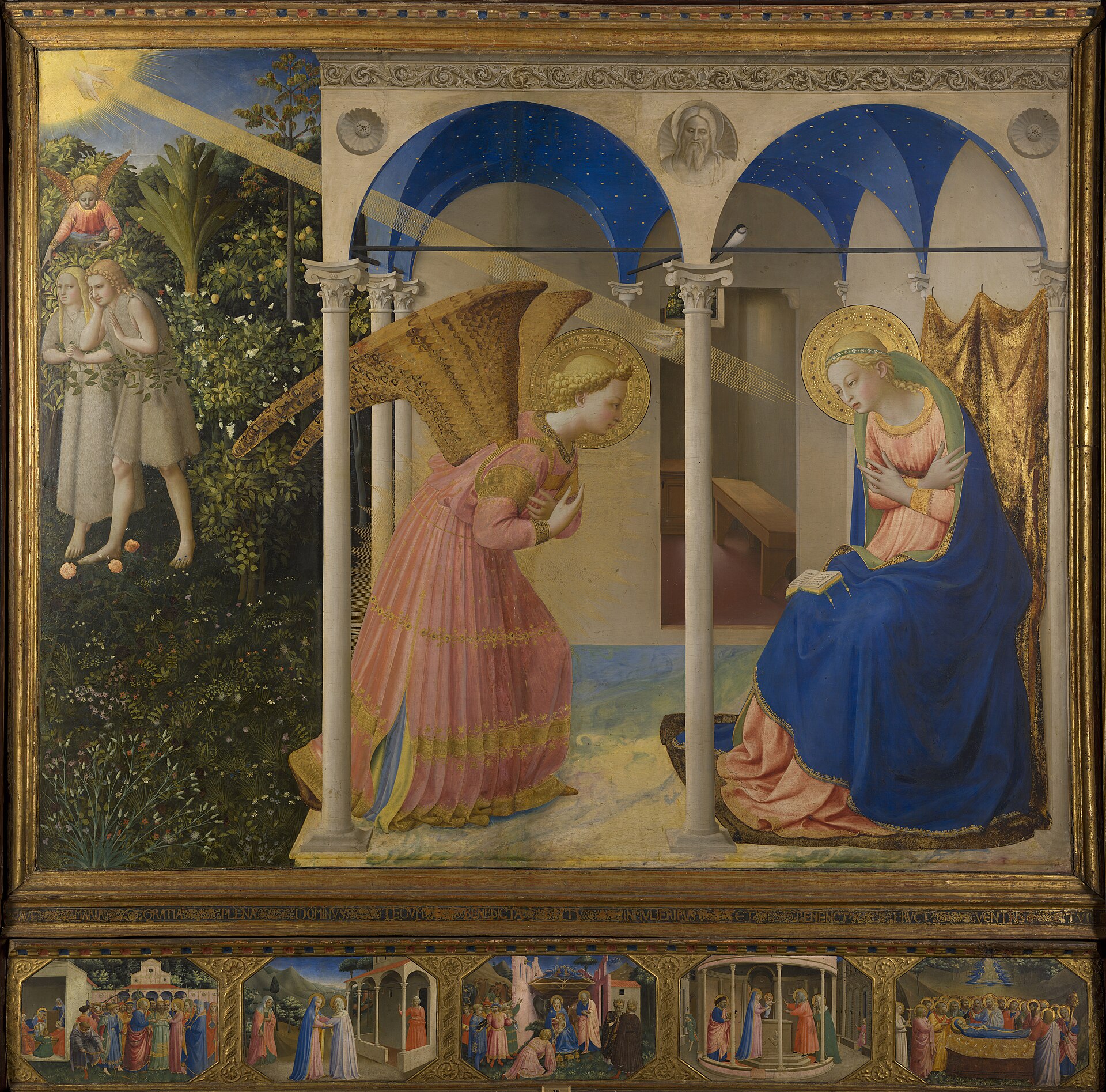 Fra Angelico, The Annunciation, an early Italian Renaissance jewel on the Prado's ground floor