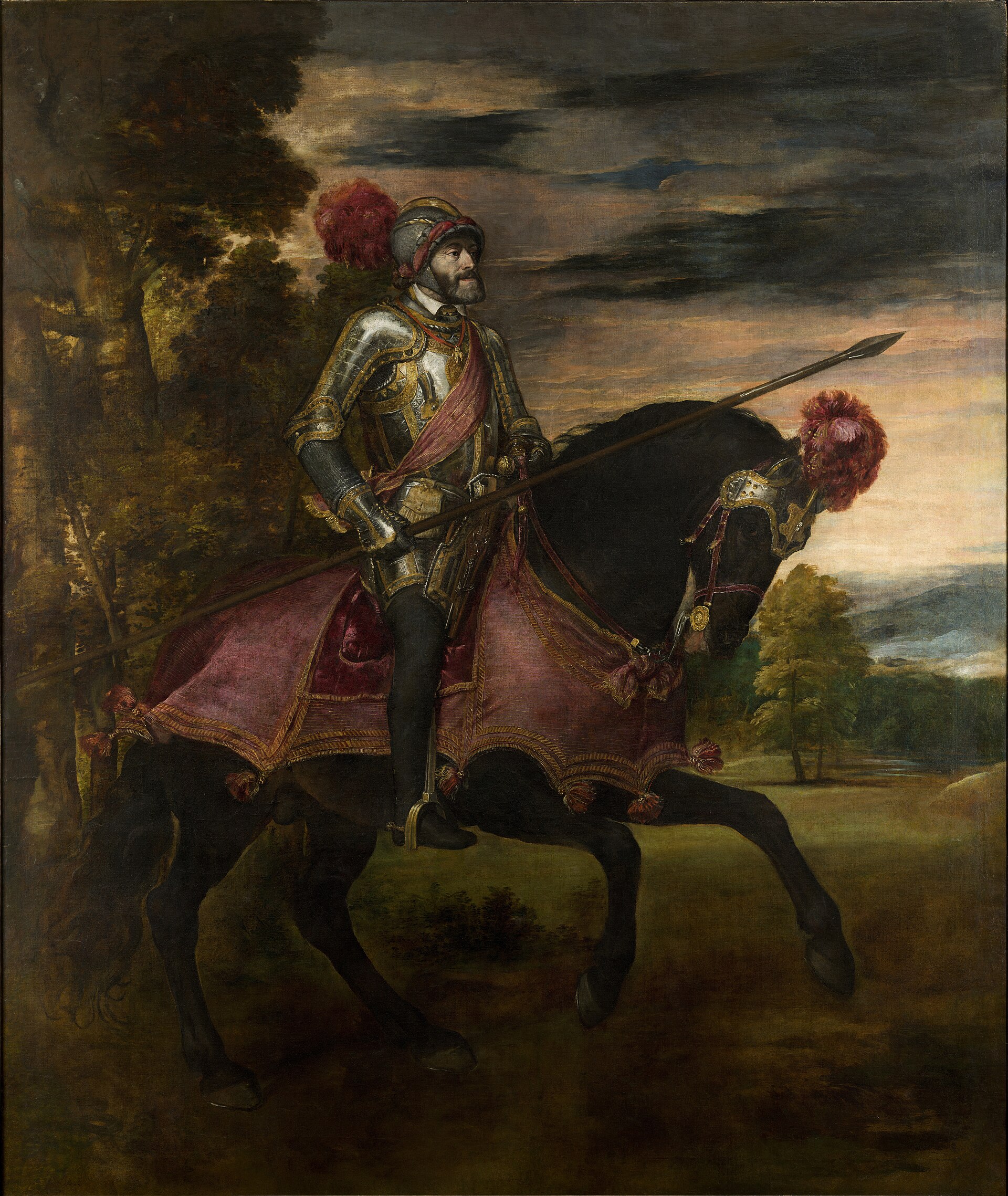Titian, Equestrian Portrait of Charles V at Muhlberg (1548), Museo del Prado, Madrid